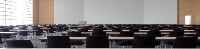 empty lecture theatre